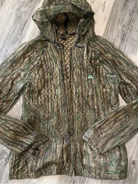 Shannon Realtree Camo Mesh Hunting Jacket - Brown Green
